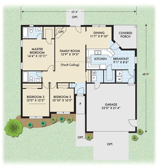 The Blanchester floor plan