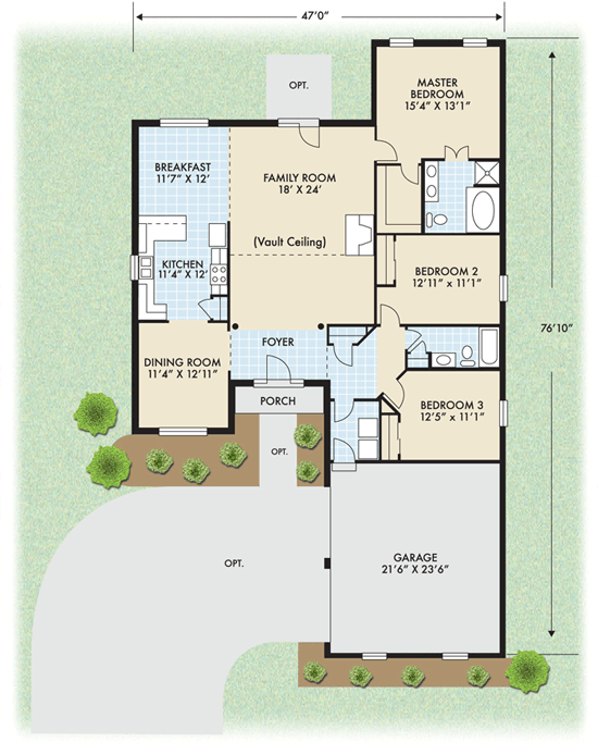 The Newport floor plan