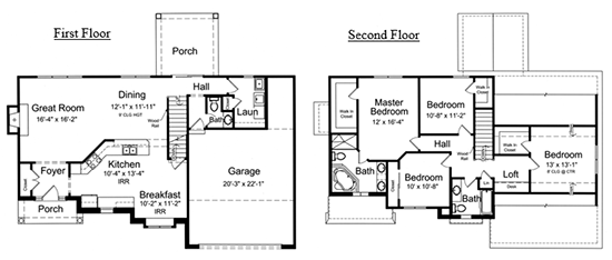 The Springdale floor plan