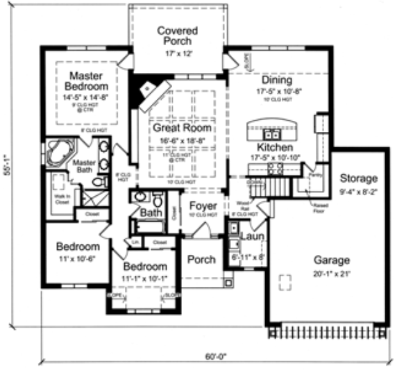 The Piedmont floor plan