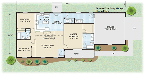 The Covington floor plan