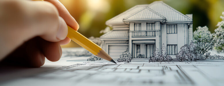 Drawing a home design into reality