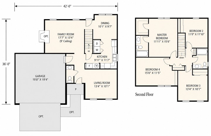 The Bethel floor plan