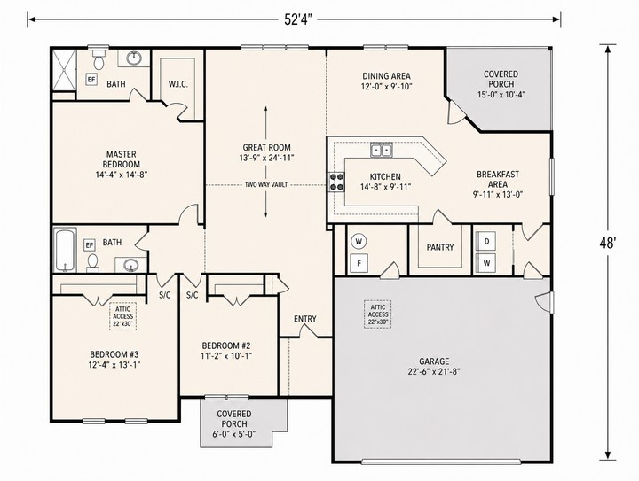 The Blanchester floor plan