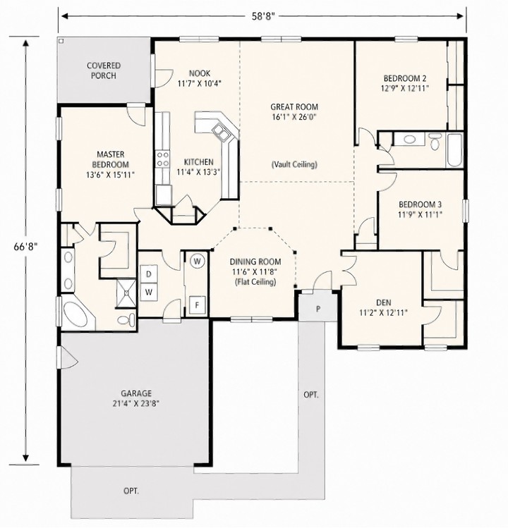 The Burlington floor plan