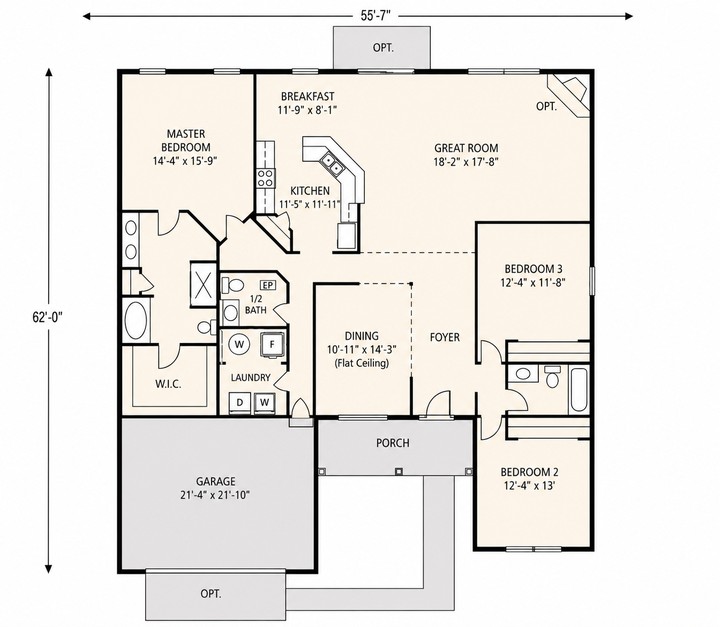 The Florence floor plan