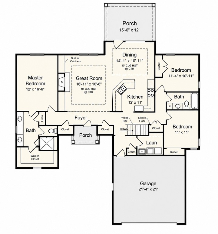 The Mallory floor plan