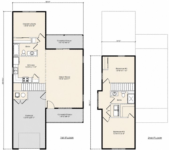 The Oakley floor plan
