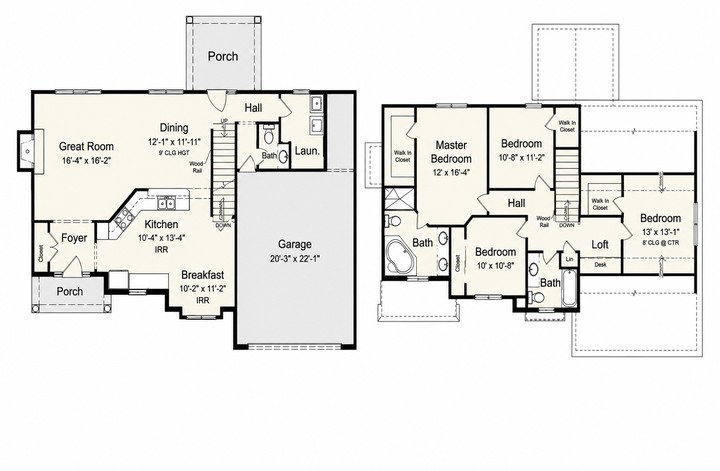 The Springdale floor plan