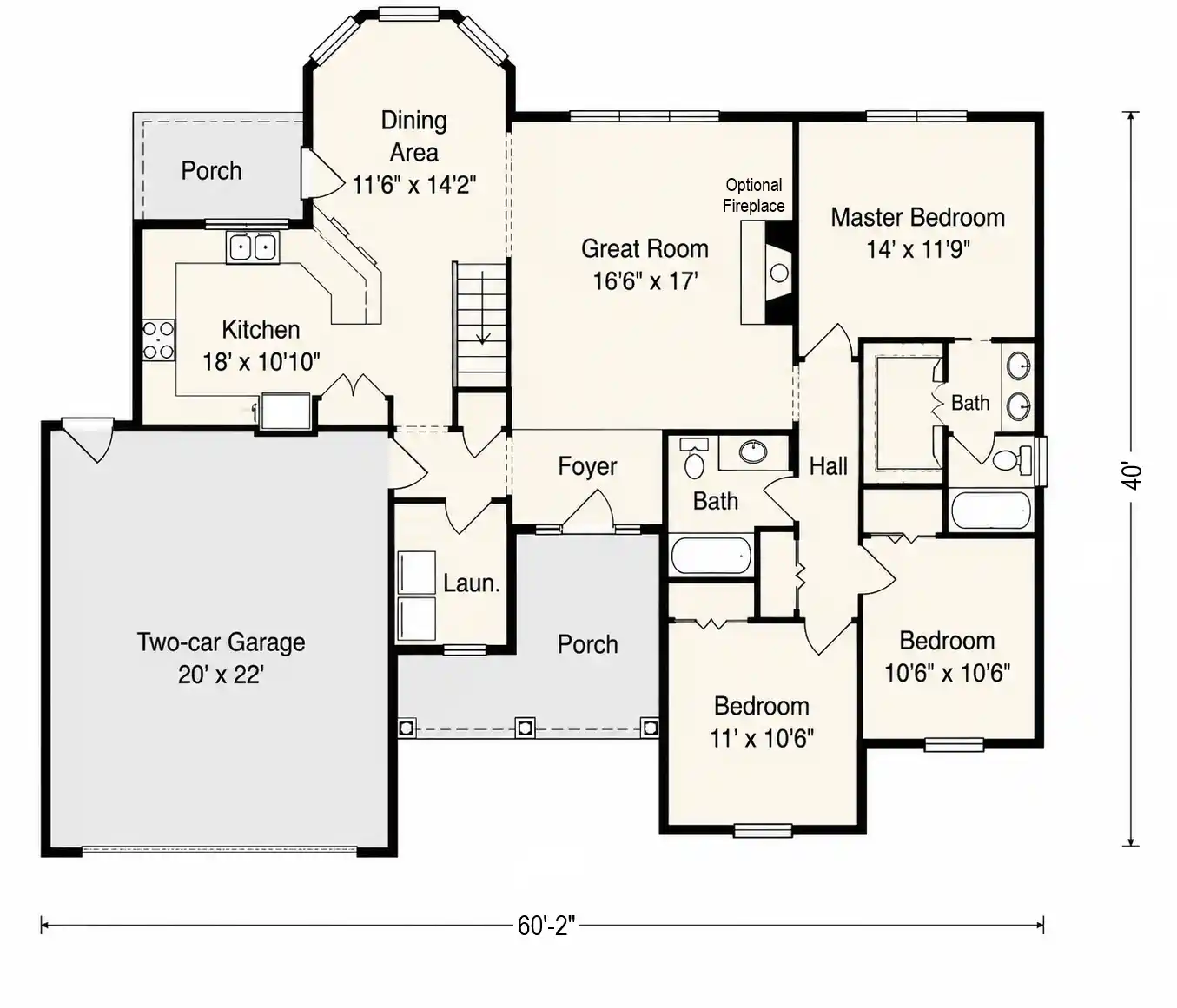 The Princeton floor plan