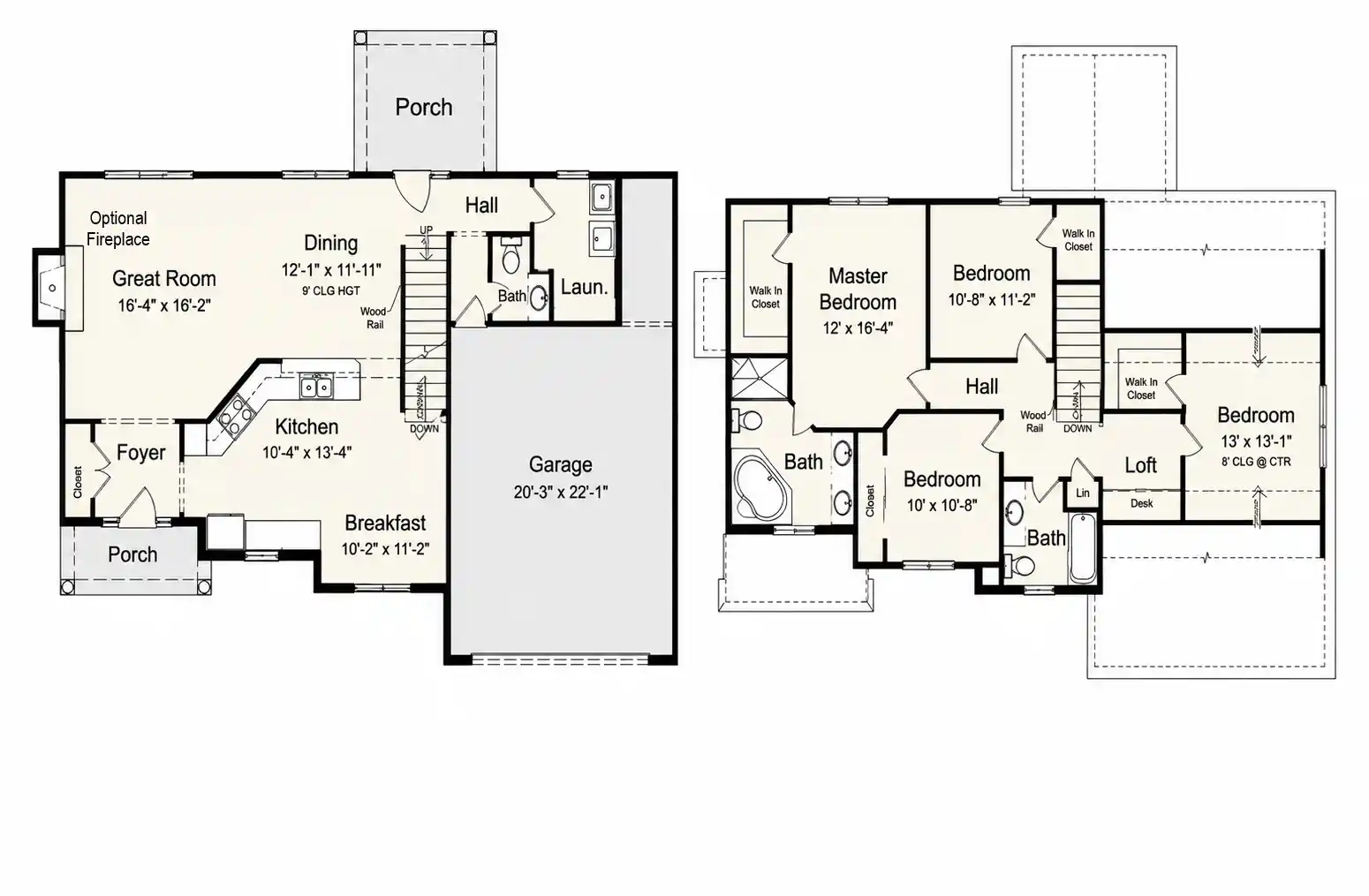 The Springdale floor plan