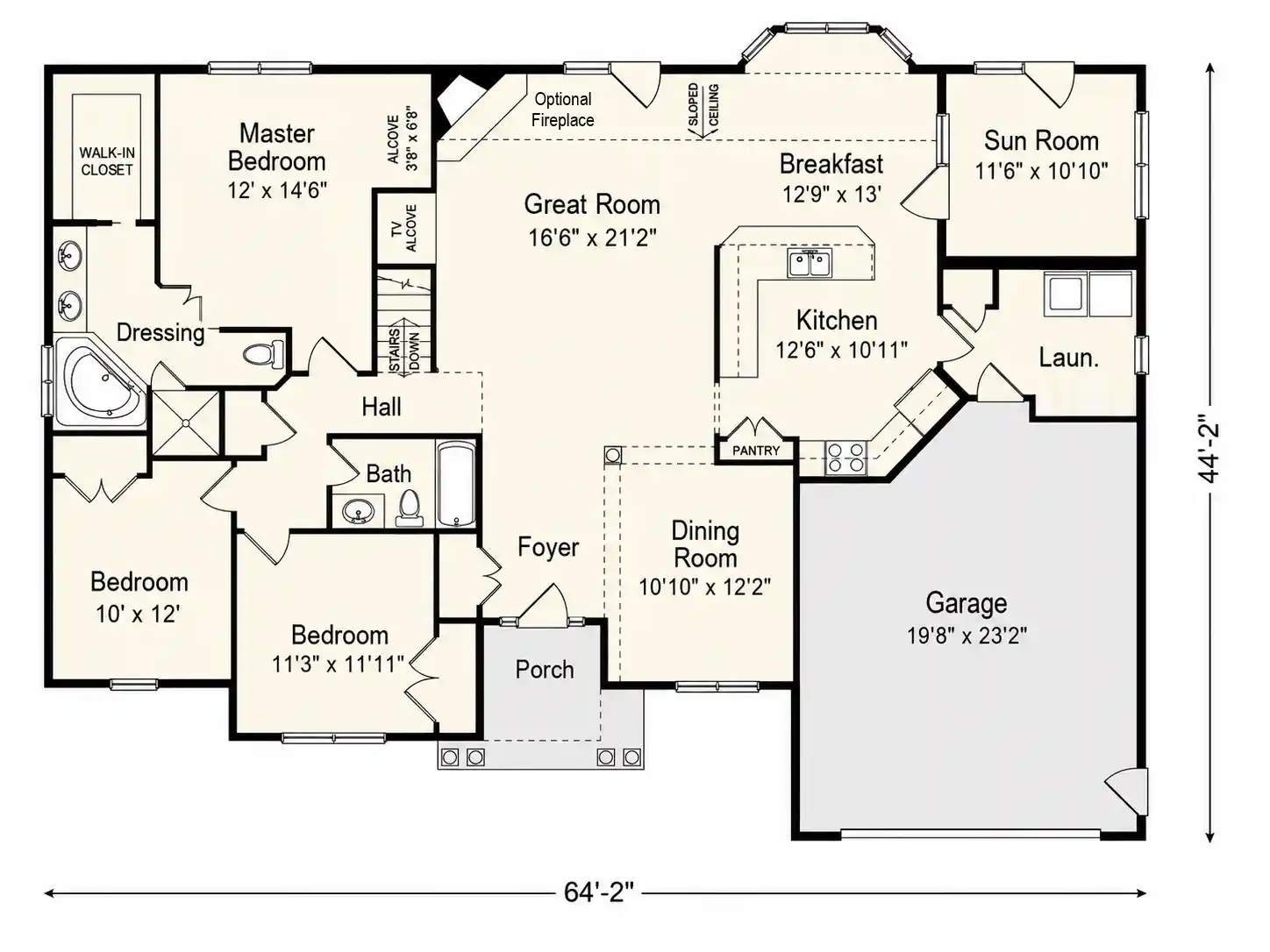 The Wexford II floor plan